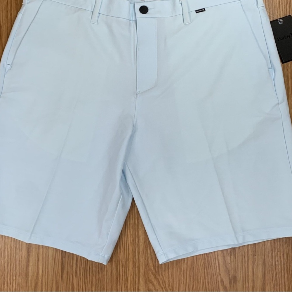 Hurley Phantom Men's Sky Blue Flat Front Shorts